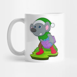 Mouse Christmas Package Mug